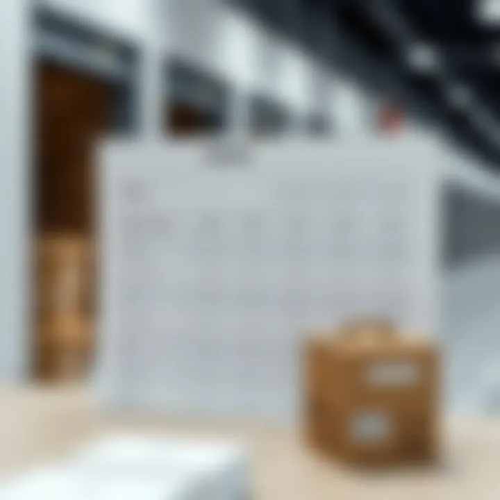 Pricing chart illustrating different storage rental options