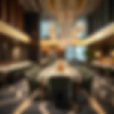 Gourmet Dining Experience Dining area featuring exquisite culinary offerings