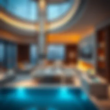 Modern Architectural Features of Dubai Penthouses Modern architectural features of a Dubai penthouse