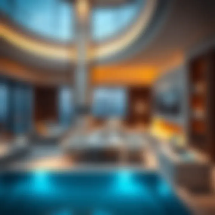 Modern Architectural Features of Dubai Penthouses Modern architectural features of a Dubai penthouse