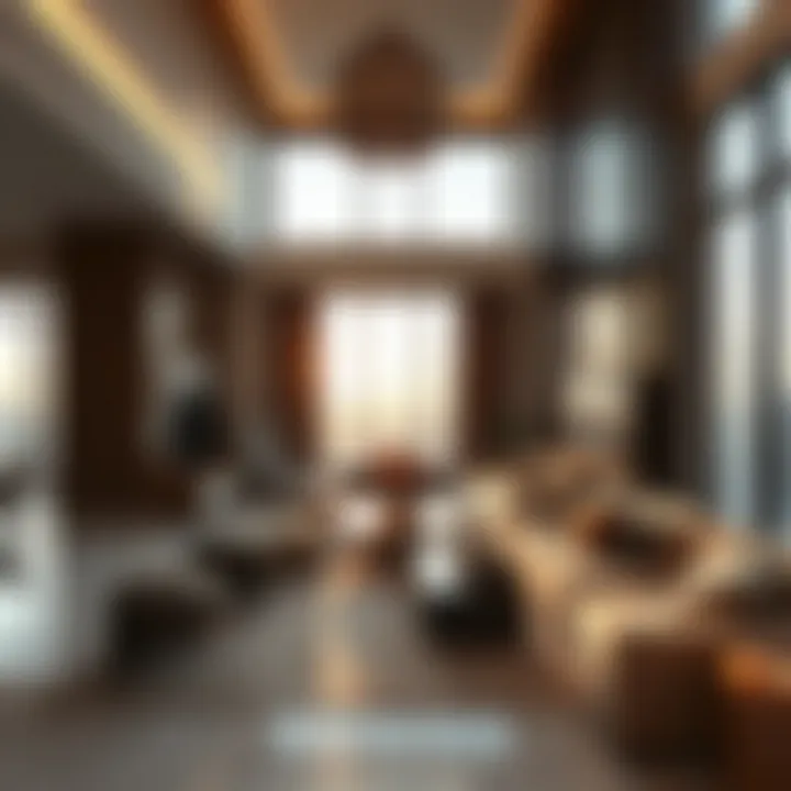 Elegantly Designed Penthouse Interior Spacious and elegantly designed penthouse interior