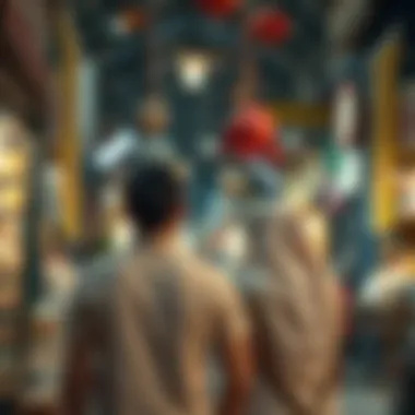 Couples exploring the vibrant souk markets