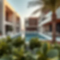 Luxurious villa community in Dubai showcasing modern architecture