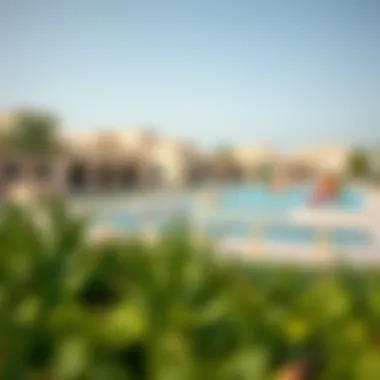 Recreational Amenities in Dubai Villa Community A vibrant recreational area with amenities in a Dubai villa community