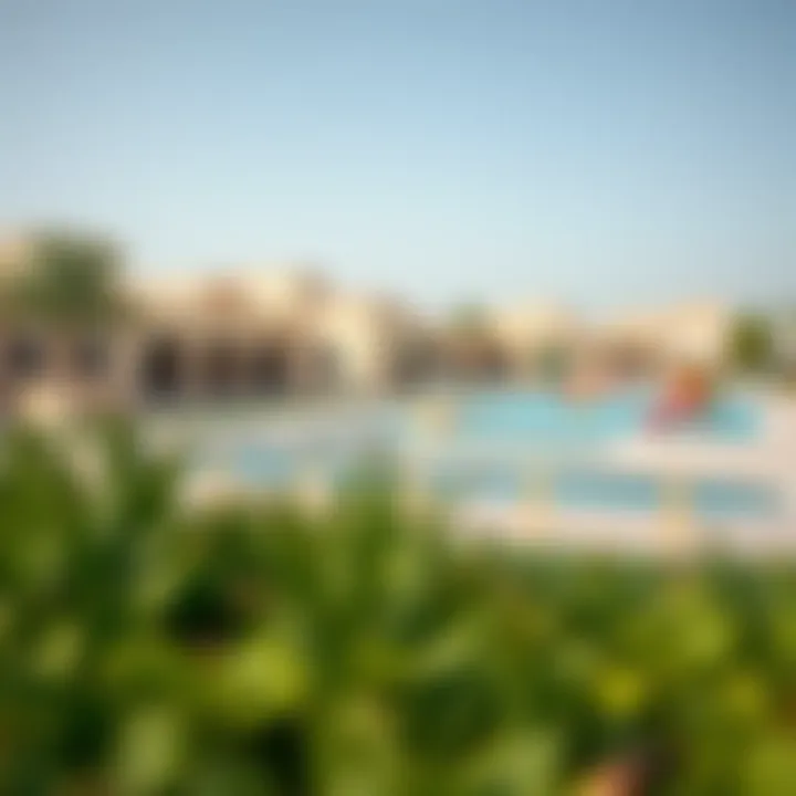 Recreational Amenities in Dubai Villa Community A vibrant recreational area with amenities in a Dubai villa community