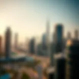 Overview of Dubai's skyline showcasing modern architecture
