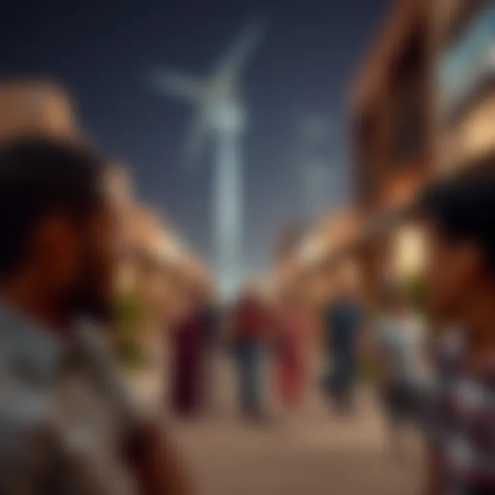 Diverse demographic in Dubai's central studio community