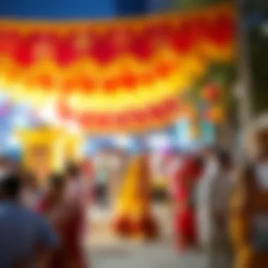 Cultural Festivities in Dubai Vibrant cultural festival celebrating diversity in Dubai