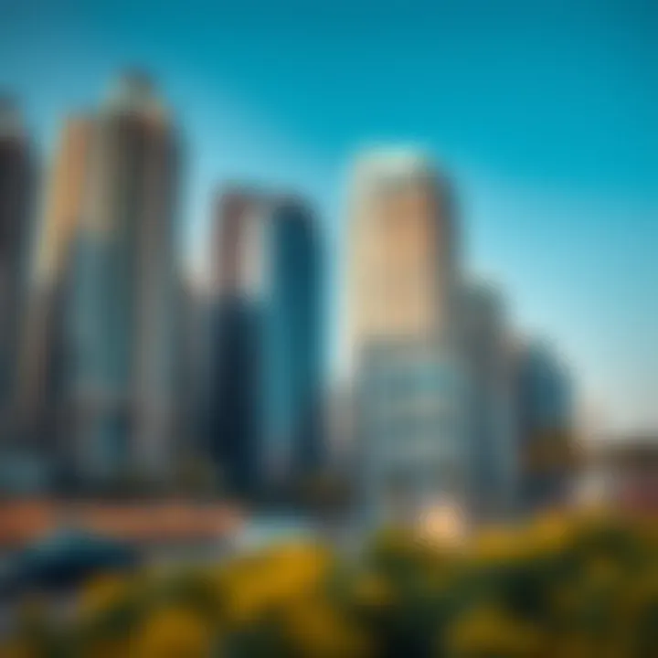 Real Estate Evolution in Dubai Modern real estate developments illustrating Dubai's growth