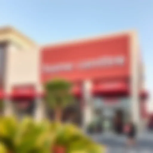 Exterior view of Home Centre at Reem Mall