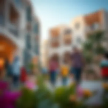 Dynamic Community Life at كورنيش الممزر Vibrant community activities at كورنيش الممزر