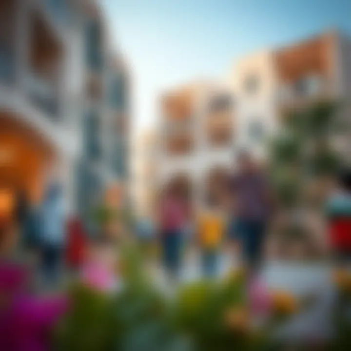 Dynamic Community Life at كورنيش الممزر Vibrant community activities at كورنيش الممزر