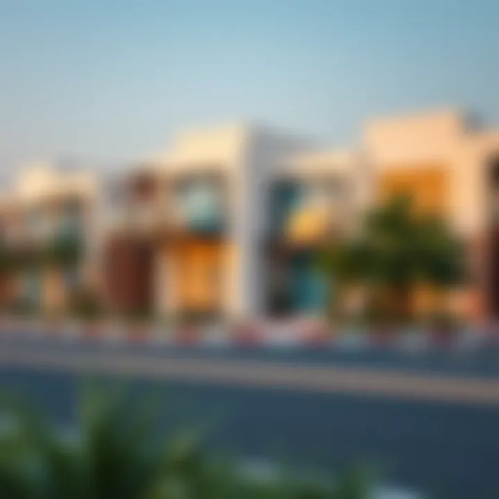 Innovative Architecture in Community Planning Architectural designs reflecting community planning in Al Khail Gate.