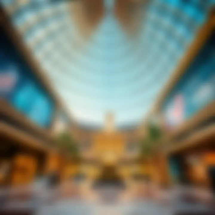Architectural marvel of a prominent Dubai shopping center