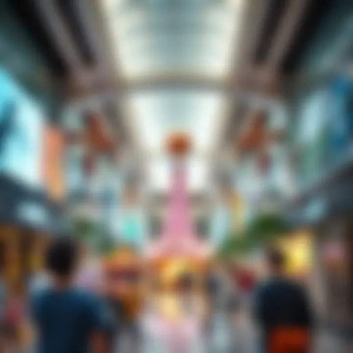 Family-friendly attractions within a Dubai mall