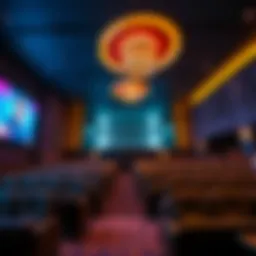 Luxurious interior of Vox Cinema at Emirates Mall