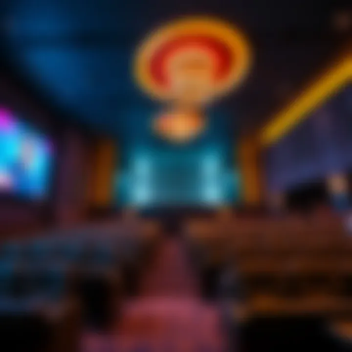 Luxurious interior of Vox Cinema at Emirates Mall