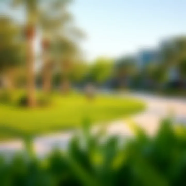 Parks and Recreation in Galadari JLT Lush green parks and recreational areas in Galadari JLT