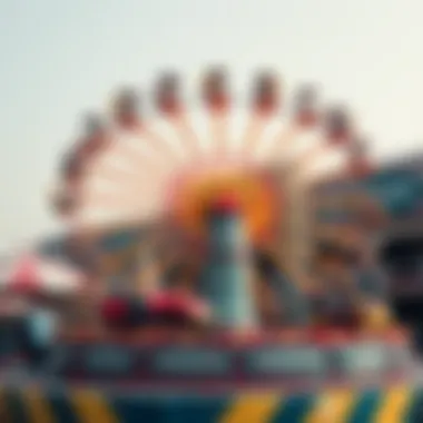 Exciting amusement rides at Global Village