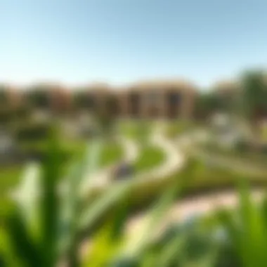 Green Spaces at Hayyan by Alef Lush green spaces and community areas at Hayyan