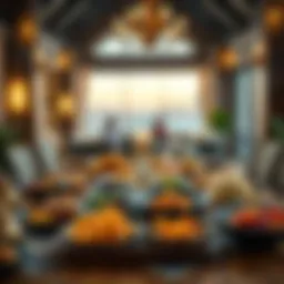 An exquisite iftar spread showcasing traditional dishes