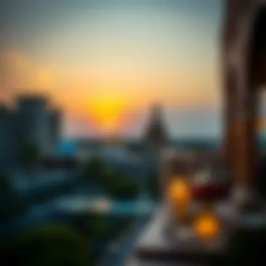 Serene Sunset at Iftar A serene sunset view symbolizing the end of fasting