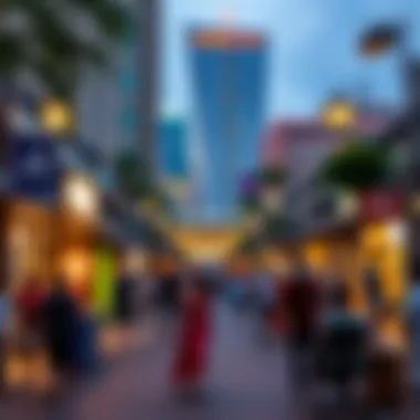 Cultural Dynamics of Internet City A vibrant street scene highlighting cultural events and community engagement