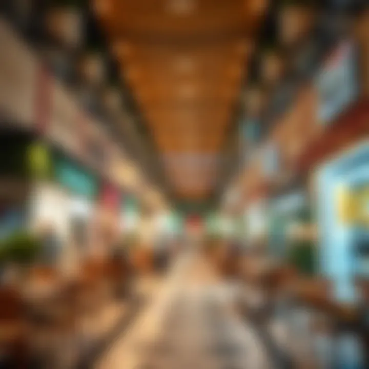 Delicious dining options available at the shopping centre