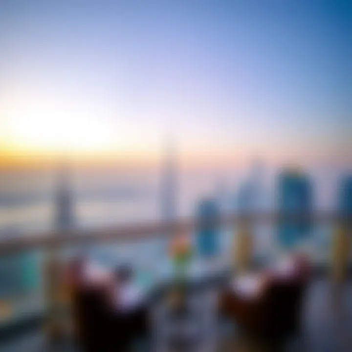 View of Dubai Skyline from Khalidia Palace Hotel Breathtaking view of the Dubai skyline from the hotel balcony