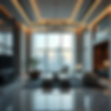 Sophisticated Interior Design of Luxury Property Elegant interior of a high-end property in Dubai