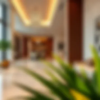 Luxury Apartment Amenities in Al Khail Gate Inside view of a luxury apartment in Al Khail Gate highlighting amenities