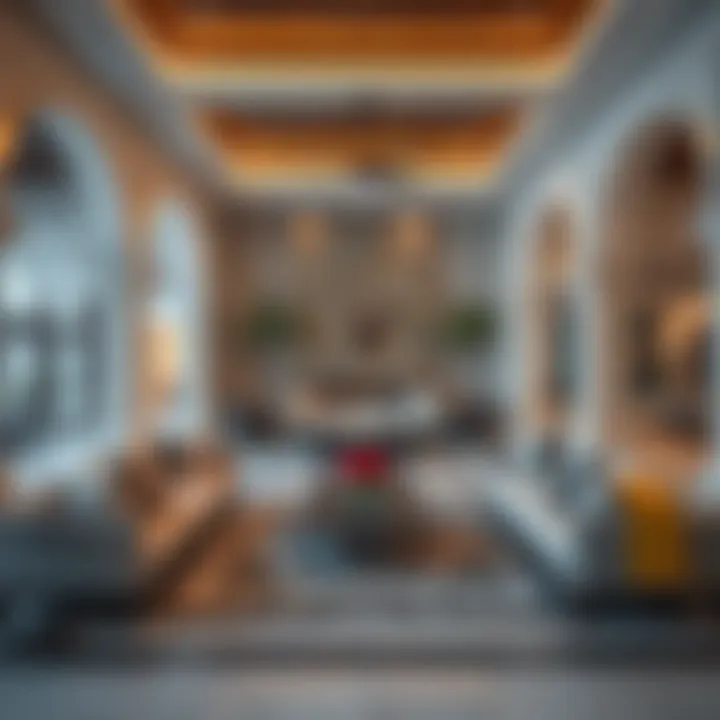 Exquisite resort amenities featuring a luxurious lounge area