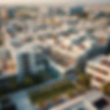 Aerial view of Madinat Badr showcasing modern architecture