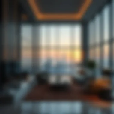 Luxury Living Space in Marina 101 Luxury living space inside Marina 101
