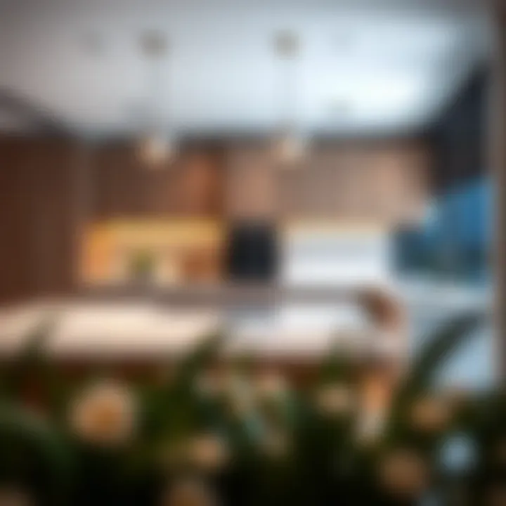 Contemporary Kitchen Features in Marina Vista Modern kitchen with innovative features
