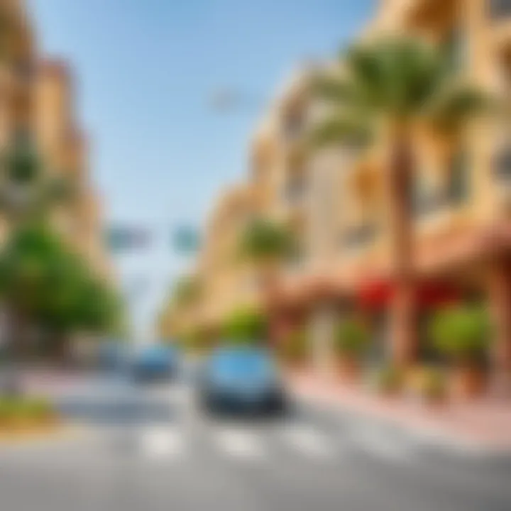 Popular Neighborhoods in Dubai Vibrant neighborhood in Dubai with local amenities