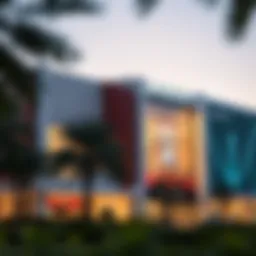 Exterior view of Al Quoz Mall showcasing its modern architecture
