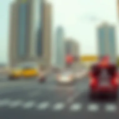 Visualization of urban mobility in Dubai