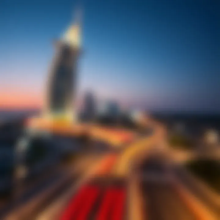 Route Map of the Metro Line from Dubai to Ajman Metro Line Route Map