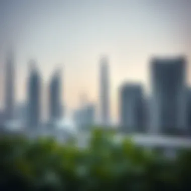 Stunning view of Dubai's skyline showcasing luxury residential towers