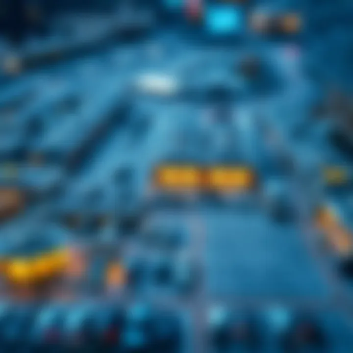 A map depicting the layout of Dubai Mall parking area for easy navigation