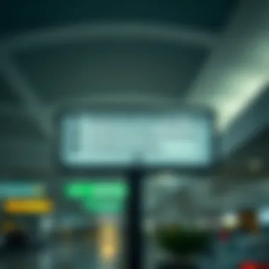 Signage within Dubai Mall parking area indicating directions and facilities