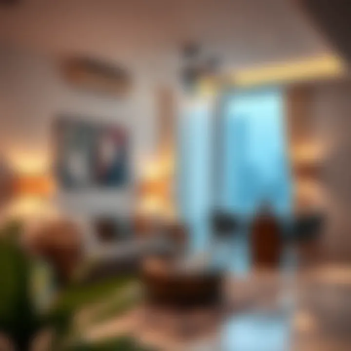 Trendy Accommodations for Short Stays Trendy living space reflecting contemporary design