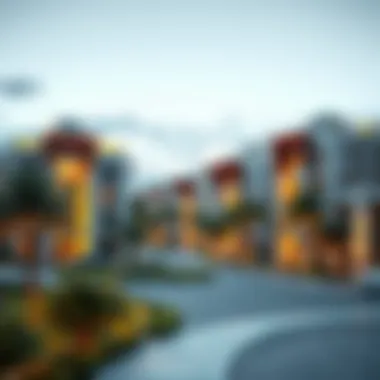 Architectural Elegance of Nima the Valley The elegant architectural design of residential units at Nima the Valley