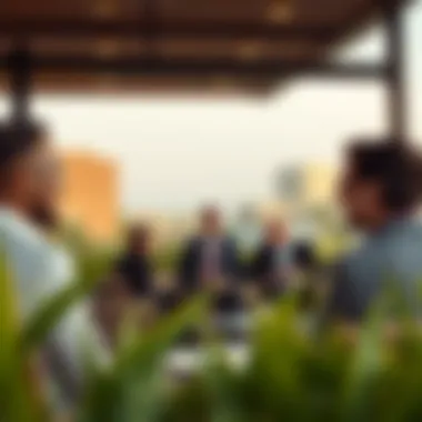 Investment Opportunities in Nima the Valley Investors engaging in discussions about opportunities at Nima the Valley