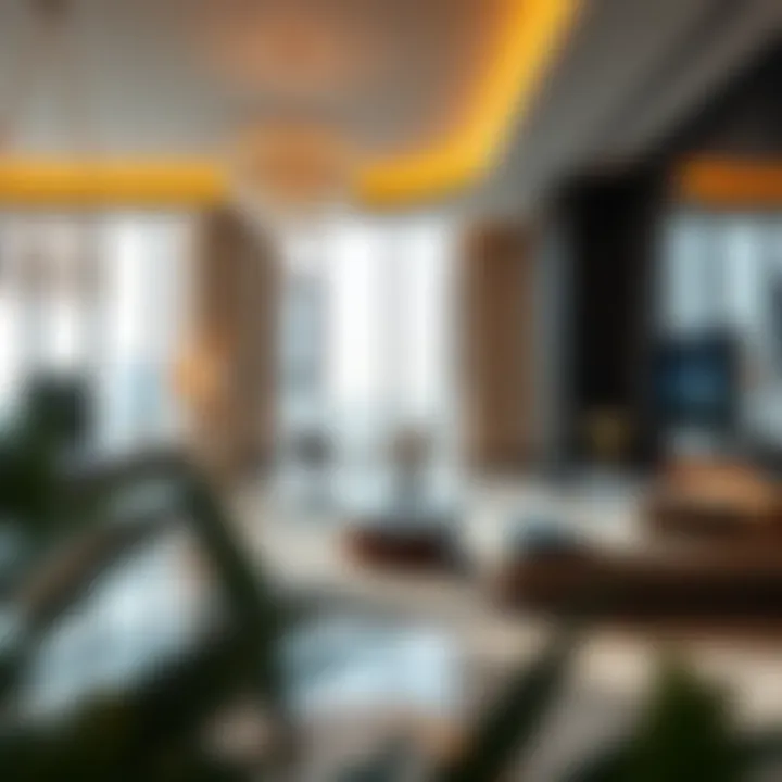 Sophisticated Interiors of Palm Tower 1 Luxurious interior design of a residence in Palm Tower 1