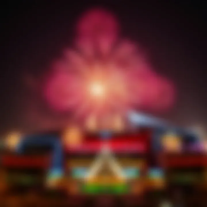 Celebrating UAE National Day National Day fireworks display in Dubai