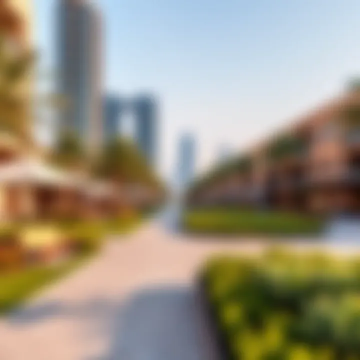 Recreational Area at REEM Central Park Recreational area featuring landscaped gardens and modern amenities at REEM Central Park