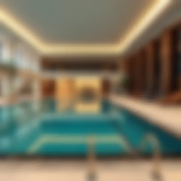 Amenities at Regalia by Deyaar Exquisite amenities at Regalia including a swimming pool and fitness area