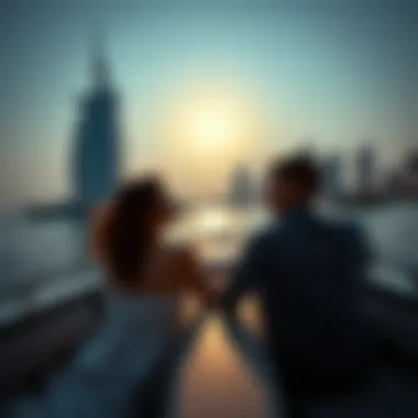 Romantic Boat Ride Along the Coast Couple enjoying a private boat ride along the coastline